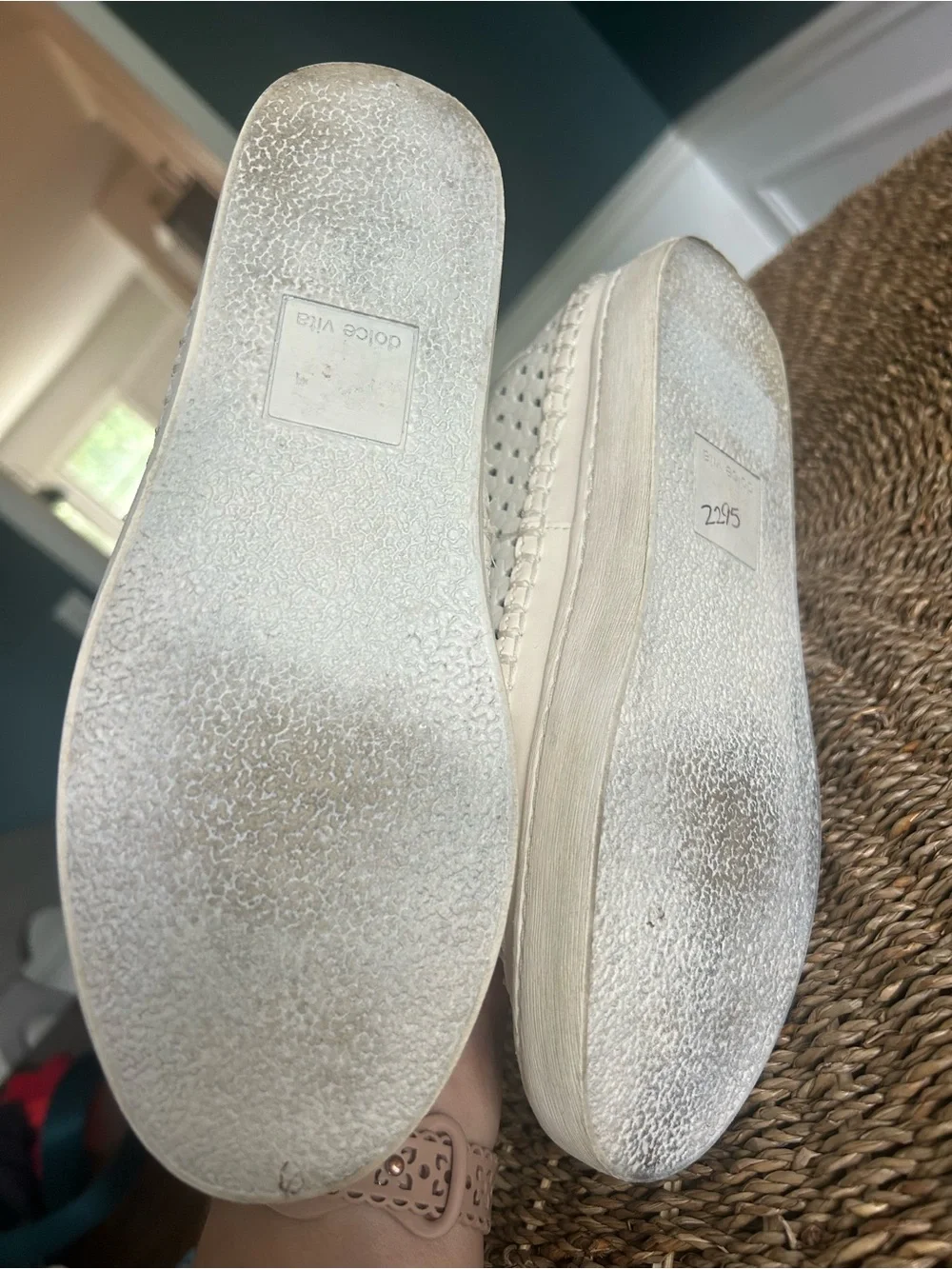 Dolce Vita weave pattern sneakers